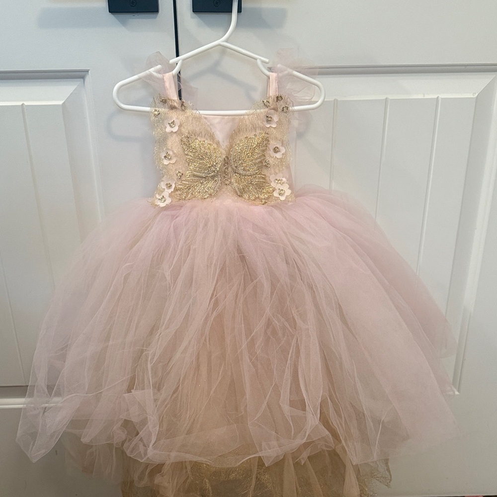 Pottery Barn Kids Pink and Gold Fairy Costume